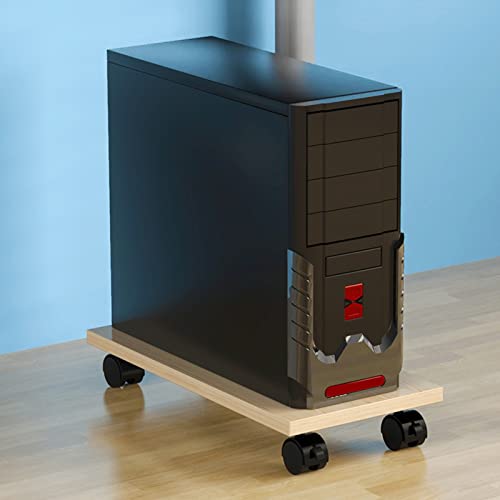 Computer Tower Stand Printer Table Computer Tower Cart, CPU Rolling Stand, Mobile PC Holder, Computer Host Stand with Wheels Under Home Office Desk Computer Stand for Desktop Tower (Color : B)