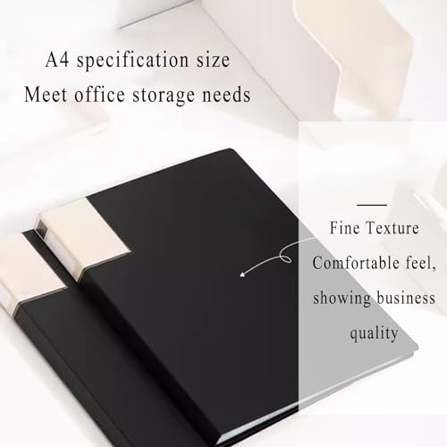 A4 Display Folder, 40 Pockets Project Document Folder/Grey(Blue)