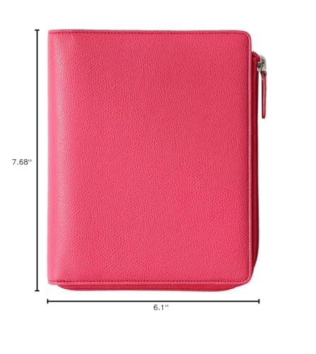 Quovadis Personal Organizer Cover, Bible Size, L Zip, Timer 17, Club, Flamboise qv93602rofran