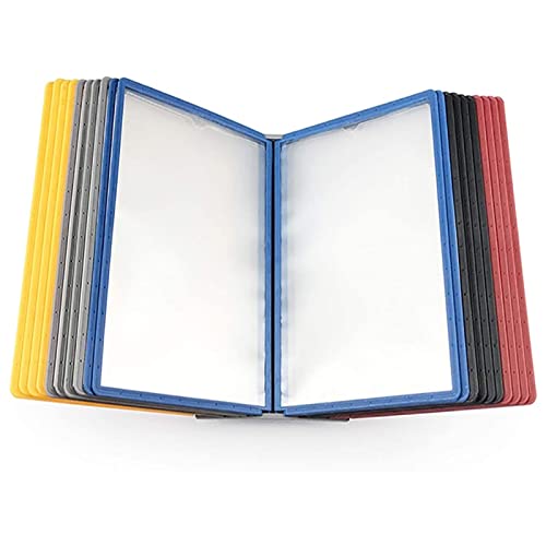 GFSGHZZ Wall Reference Organizer - Desktop Reference System Small Catalog Display Rack 20 Pages/40 Sides Letter-Siz