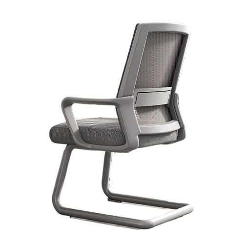 Office Chair Office Chair, Ergonomic Desk, Middle Back Breathable Mesh Home Adjustable(Gris)