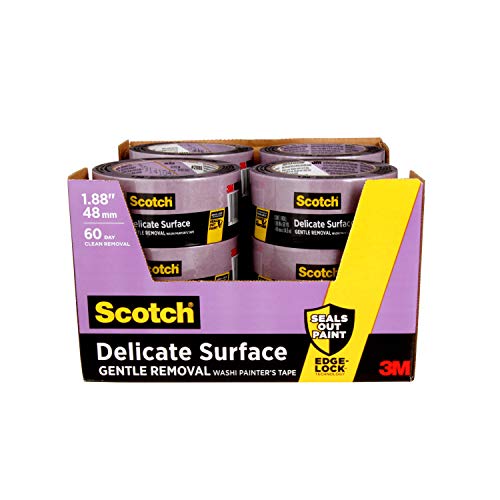 Scotch Delicate Surface Painter's Tape, 1.88 inches x 60 yards (720 yards total), 2080, 12 Rolls