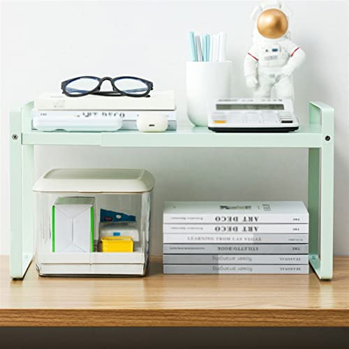 TOMYEUS Book Shelf Retractable Simple Bookshelf Multi-Layer Rack Office Desktop Storage Rack for Office Study Bedroom School Bookshelves