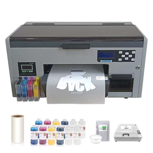 SYLCYS A3+ DTF Printer with Oven and Ink Film Powder for T-Shirts, Crafts, Hats, Pillows Heat Transfer Stable