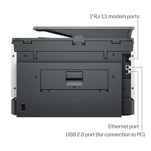 HP OfficeJet Pro 9135 Wireless All-in-One Color Inkjet Printer, Print, Scan, Copy, Fax, ADF, Duplex Print/scan, Best-for-Office, 3 Month Trial of Instant Ink Included, AI-Capable (C2WM0A)