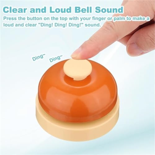 8PCS Front Desk Service Call Bell 2.52"