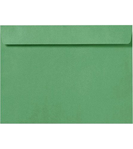 LUXPaper 6 x 9 Booklet Envelopes | Holiday Green | 80lb. Text | 500 Qty