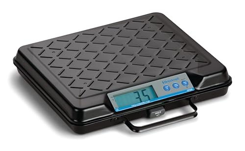 Brecknell - Portable Electronic Utility Bench Scale, 250lb Capacity, 12 x 10 Platform