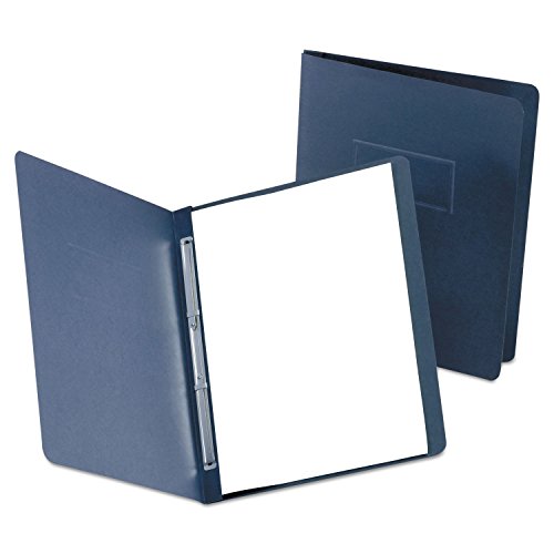 Oxford 5730105 Paper Report Cover, Large 2 Prong Fastener, Letter, 3-Inch Capacity, Black, 25/Box