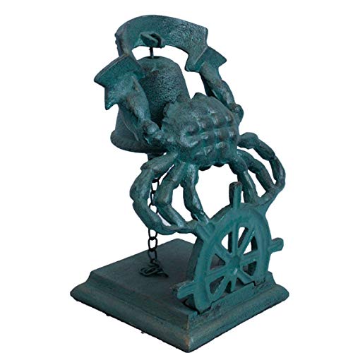 NBLGPXYG Call Bell Wrought Iron Cast Iron Decoration Welcome Dining Clock Handmade Retro Old Craft Tableware