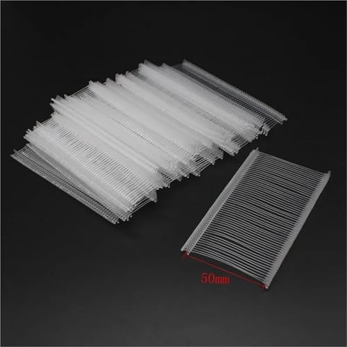 DWLANMLHYA Tagging Gun for Clothing, 5000pcs Pins Barbs Bullets for Garment Clothes Price Label Office Filing and Craft Project(50mm)