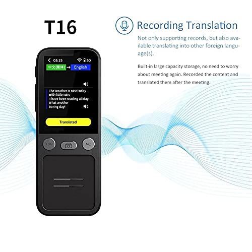 TEDILUVI T16 Voice Translation Recording Photo Artificial Intelligence Language Translator