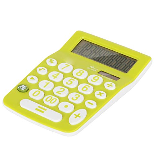 12 Digits Large Screen Solar Office Commercial Calculator Real Human Pronunciation Voice