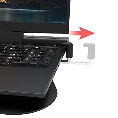 CTA Digital Laptop Desk Mount – Articulating Desk Mount Clamp for Laptops with Built-in Cooling Fan (LT-DMCGCF)