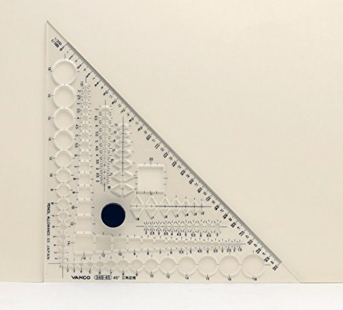 Banco Triangle Ruler 45° Template Plus