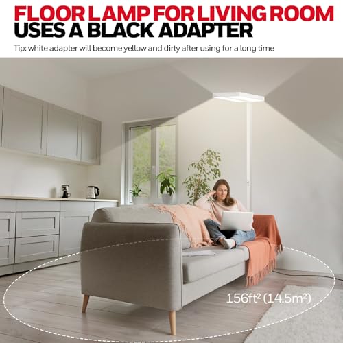 Honeywell 02E Gen Sunturalux LED Floor Lamp 8000LM Tall Standing Lamp