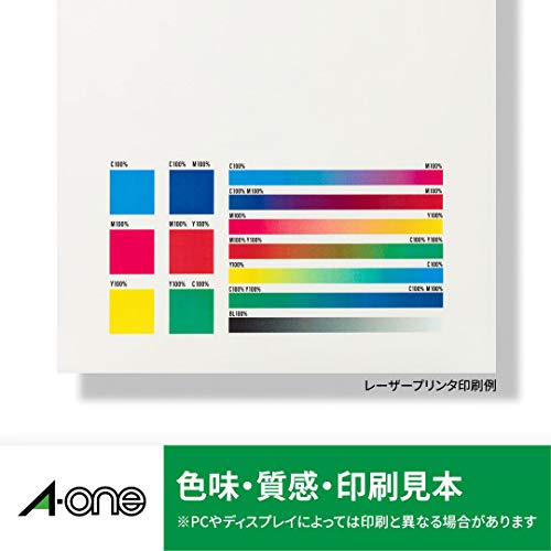 Uncut sheet 100 28361 A4 1 face-One (A-one) label seal [laser printer] Matt White paper (japan import)