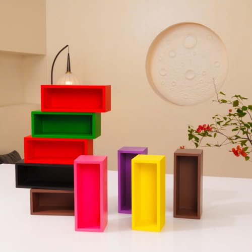 Premium Montessori Grammar Command Boxes – 9 Color-Coded Wooden Storage Trays for Parts of Speech & Sentence Building, Homeschool Language Materials, Elementary Grammar Supplies for Kids 6-12