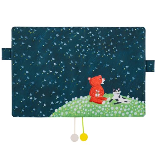 Hobonichi Techo Cousin Cover [A5 Planner Cover Only] Keiko Shibata: Gentle breeze in a dandelion field