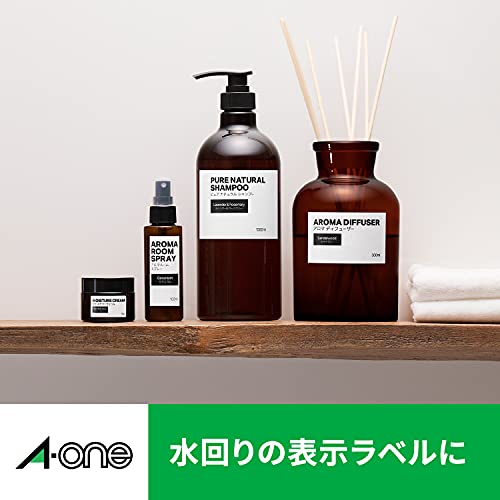 Uncut sheet 100 28392 A4 1 face strong type matte paper, white-One (A-one) label seal in the laser printer] water (japan import)