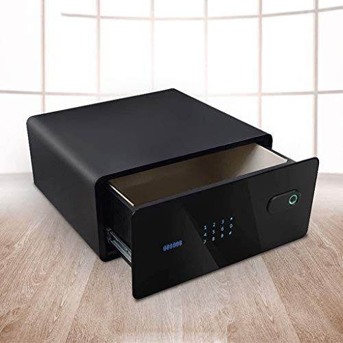 SDVantage Home Safes Fireproof Waterproof Safes and Lock Boxes, Money Box Lock Box, Safe Touch Screen Password Home Safe Bedside Cabinet Drawer Safe All Steel Concea Safe Deposit B