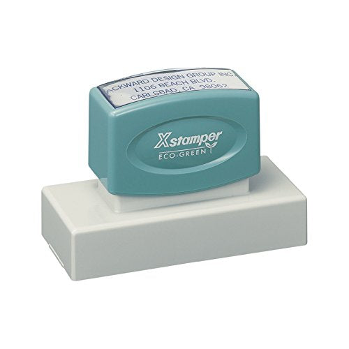 Xstamper Pre-Inked Custom Stamp N24 1-3/16"x 3-1/8"