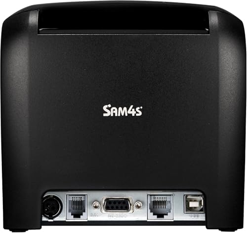 SAM4s GIANT-100 Compact 3" Thermal POS Printer USB Serial Ethernet, Splash Cover Included, Black