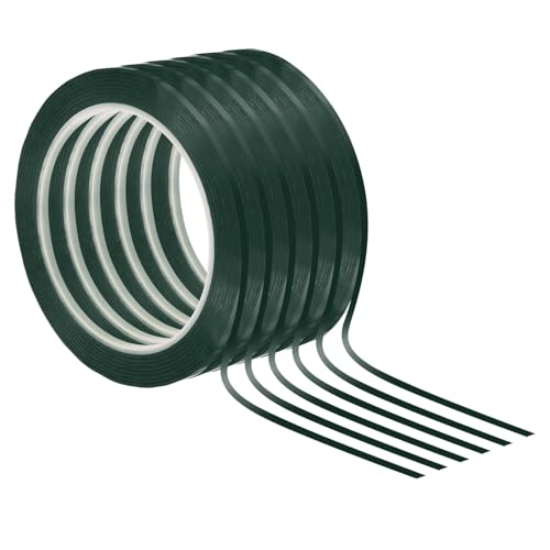 Whiteboard Marking Tape 18Pcs 66m x 3mm/6mm Graphic Whiteboard Tape Desktop Positioning Drawing Grid Line Marking Tape Self-Adhesive Thin Dry Erase Tapes(Green 3mm)