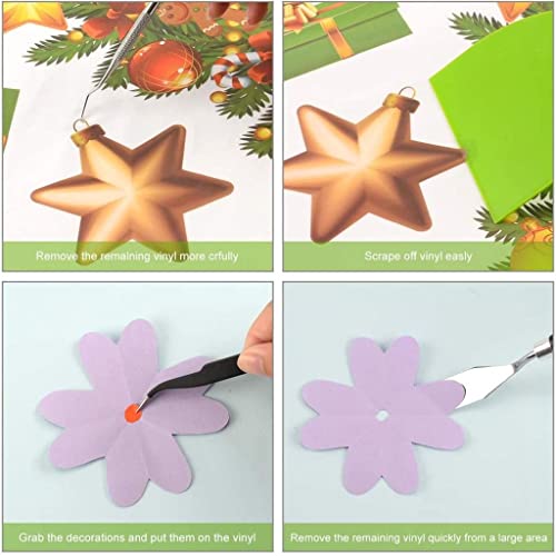 XDSRFVW 12Pcs Vinyl Weeding Tools Set Basic Craft Kit for DIY Precision Silhouettes Lettering