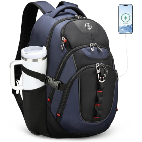 Swissdigital Design Travel Laptop Backpack for Men with USB SD803-12