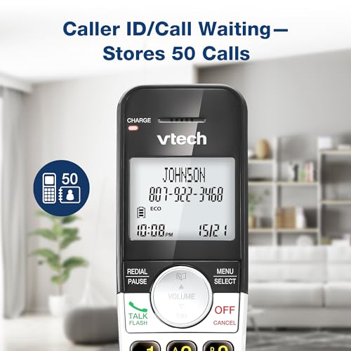 VTech VG231-4 DECT 6.0 Cordless Phone, 4-Handset