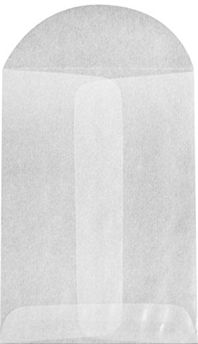 LUXPaper #1 Coin Envelopes | 2 1/4" x 3 1/2" | Glassine | 30lb. Text | 500 Qty