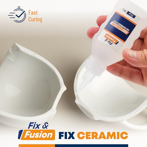 FIX & FUSION Ca Super Glue (3.5 Oz) with Activator Spray (13.5 Fl Oz) Set, Fast Adhesive/Cyanoacrylate Glue & Instant Activator for Woodworking, Plastic, Rubber, Granite, DIY & Industrial, (2 Pack)