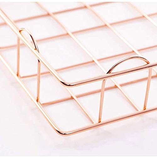 PMFNVXUW Metal Mesh File Box Foldable Storage Crate Home Office Folder Holder Organizer Rack