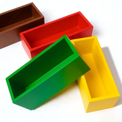 Premium Montessori Grammar Command Boxes – 9 Color-Coded Wooden Storage Trays for Parts of Speech & Sentence Building, Homeschool Language Materials, Elementary Grammar Supplies for Kids 6-12