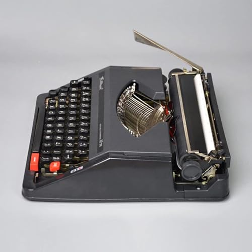 Jiangtaom Manual Typewriter, Real Vintage Typewriter, Vintage Style(Black)