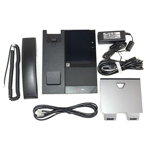 Poly CCX 500 IP Phone - Corded - Corded/Cordless - Bluetooth - Black - VoIP - 2 x Network (RJ-45) - PoE Ports
