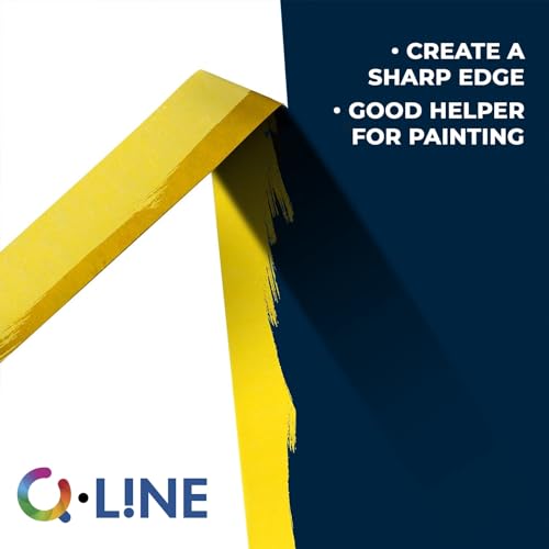 Automotive Masking Tape 36mm x 50m – Yellow Auto Body Paint Tape for Car Painting & Detailing | High Adhesion, Clean Removal, Water Resistant | Automotive Refinish Masking Tape Bulk Pack (24 Rolls)
