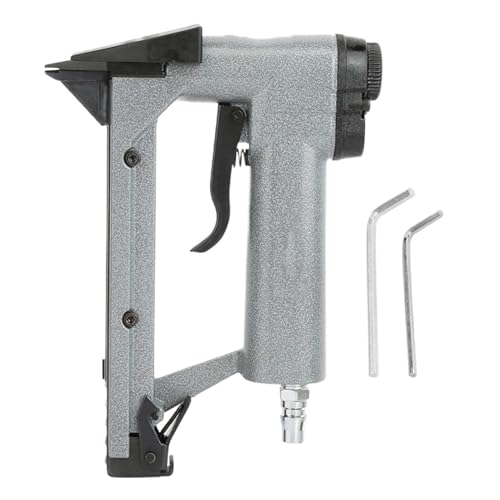 LPXDS Pneumatic Staple Gun,Oil-Free Pneumatic Staple Gun P515-1 1/4 Inch Pneumatic Nail Air Nailers Stapler Staple Guns Tool