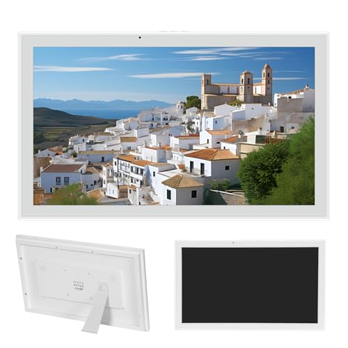 Generic 21.5Inch Intelligent Family Planner Organizer with Interactive Touchscreen Display Wall Mounted Household Schedule Wall & Desk Mountable Desk Mount Sync Online Calendar Gift for Mom Dad