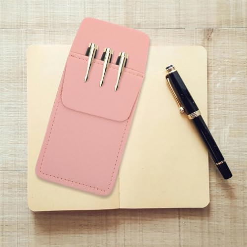 Cyyaog 12pcs Thick Pen Inserted Pouch Nurse Pen Organizer Shirt Pocket Protector Pencil Storage Case for Men(Black)