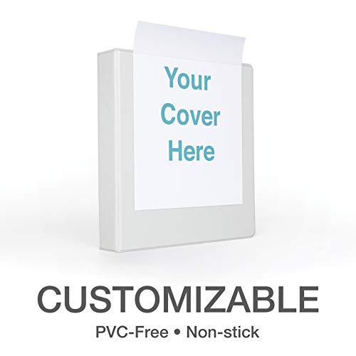 Oxford 3 Ring Binders, Binders for School and Office, 2 Inch ONE-Touch Easy Open D Rings, 3-Sided View Binder Covers, Xtralife Hinge, Non-Stick, PVC-Free, White, 530-Sheet Capacity, 4 Pack (79910)