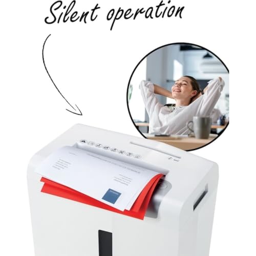 HSM shredstar X8, 8-Sheet, Cross-Cut, 4.8-Gallon Capacity Paper Shredder with Separate CD Slot, White | HSM1044W