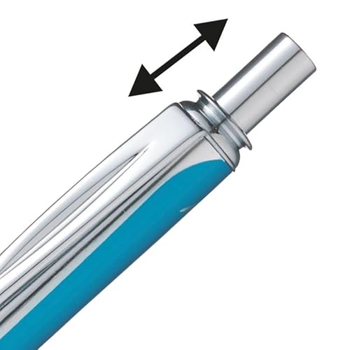 Pentel 0.7mm Tip "EnerGel Sterling Black Ink" Pen - Sky Blue (Pack of 12)