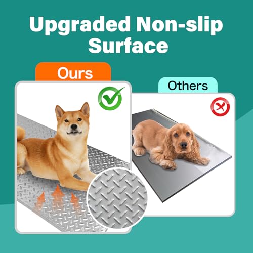 Wixeeua Upgraded 1100lb Livestock Scale, 40"x20", Non-Slip Surface