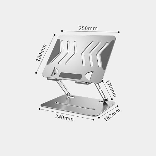QERTYHJK Laptop Stand Tablet Computer Foldable Portable and Elevated Heat Dissipation Rack