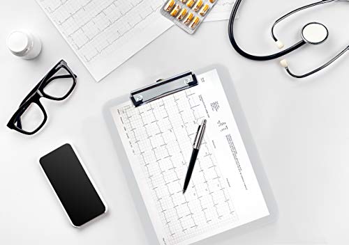 Better Office Products Clear Plastic Clipboards, 12 Pack, Durable, 12.5 x 9 Inch, Low Profile Clip, Translucent Clear, Set of 12