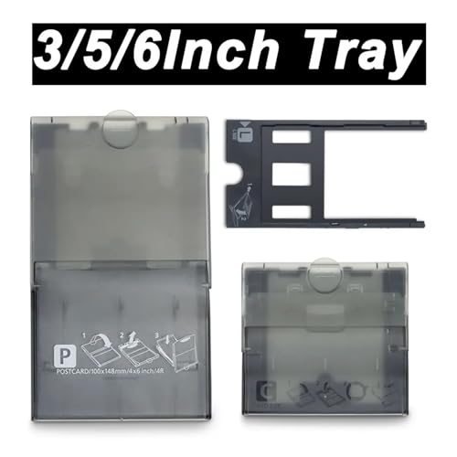 3/5/6 Inch Paper Tray， Compatible with Canon Selphy CP1500 CP1300 CP1200 CP910 CP900 Photo Printer Cassette, Card Size Holder(100x148mm)