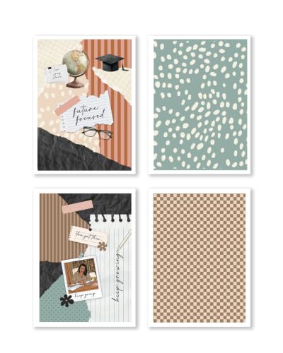 My Comeback Era Monthly Planning Kit Bundle | Academic Aesthetic Planner Sticker Kit with Washi Papers, Vellum, Journaling Pages & Functional Stickers