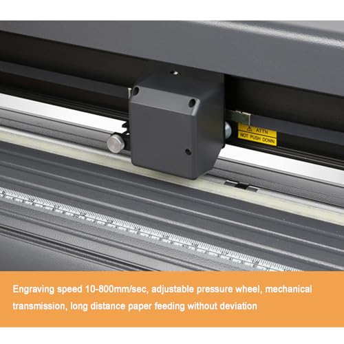 JDXQBLD Vinyl Cutter Machine 34 Inch DIY Plotter Printer with Adjustable Double-Spring Pinch Rollers and Floor Stand for Sign Label Making,SK870